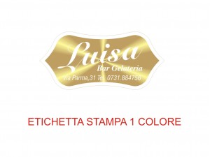 Etichette adesive per pasticcerie, bar, panetterie e gelaterie (mm 40x19)  (cod.5/I )